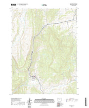 US Topo 7.5-minute map for Oak Creek CO