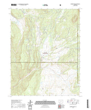 US Topo 7.5-minute map for Oakbrush Ridge CO