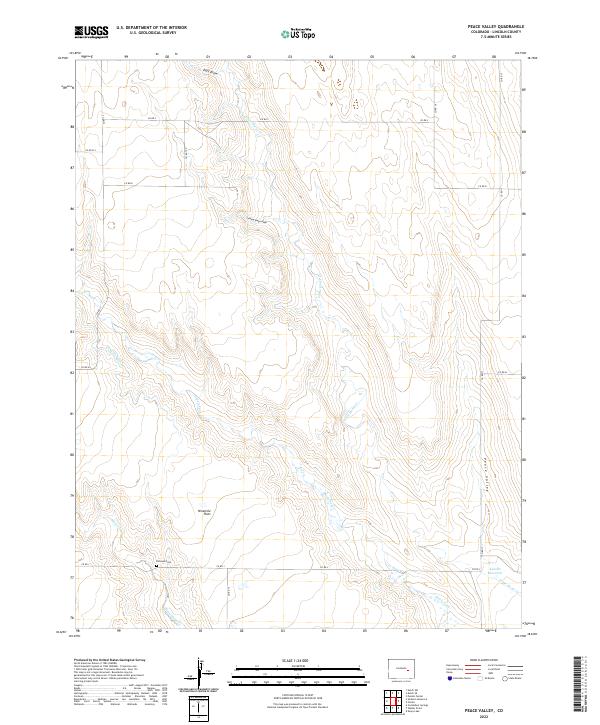 US Topo 7.5-minute map for Peace Valley CO
