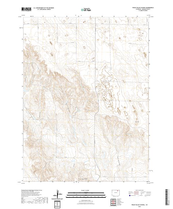 US Topo 7.5-minute map for Peace Valley School CO