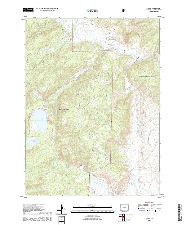 US Topo 7.5-minute map for Pearl CO
