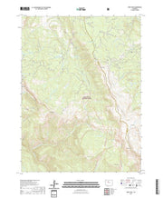 US Topo 7.5-minute map for Piney Peak CO