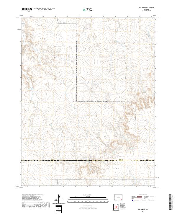 US Topo 7.5-minute map for Pipe Spring CO
