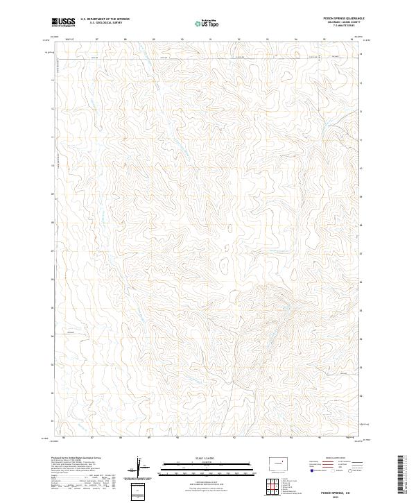 US Topo 7.5-minute map for Poison Springs CO