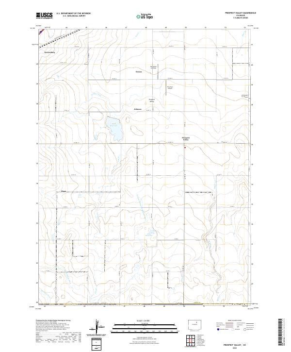 US Topo 7.5-minute map for Prospect Valley CO