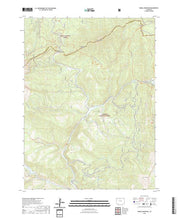 US Topo 7.5-minute map for Radial Mountain CO