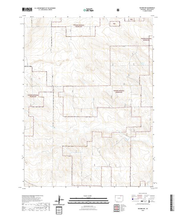 US Topo 7.5-minute map for Raymer NW CO