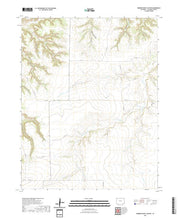 US Topo 7.5-minute map for Robbers Roost Canyon CO