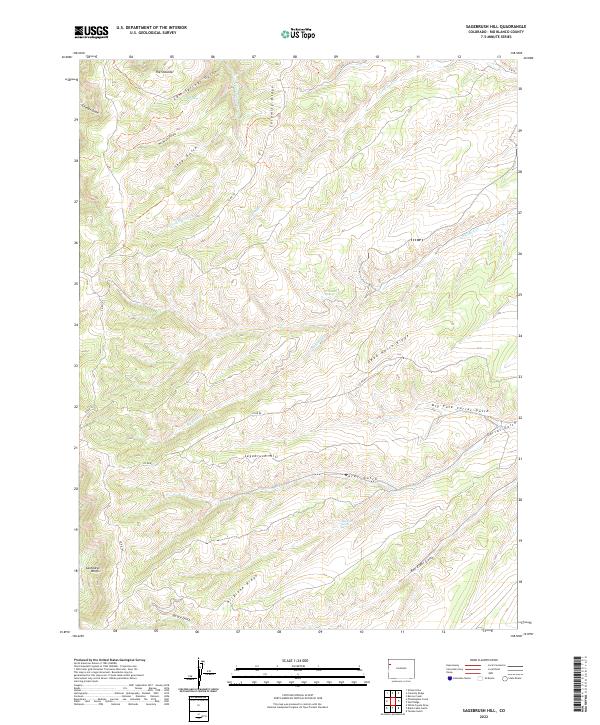 US Topo 7.5-minute map for Sagebrush Hill CO