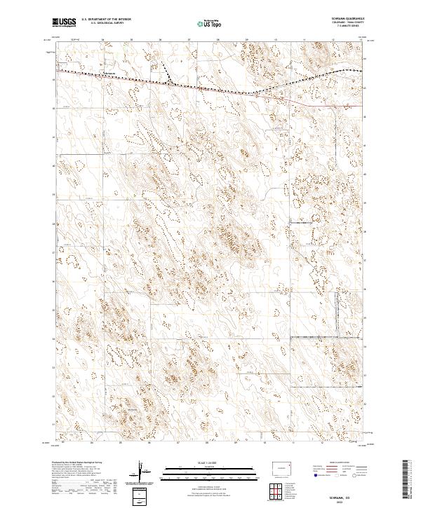 US Topo 7.5-minute map for Schramm CO
