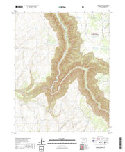 US Topo 7.5-minute map for Secret Canyon CO
