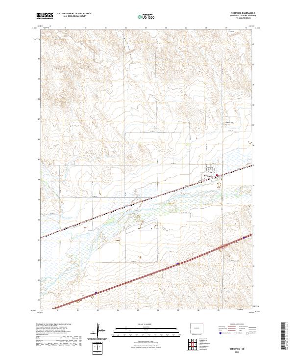 US Topo 7.5-minute map for Sedgwick CO