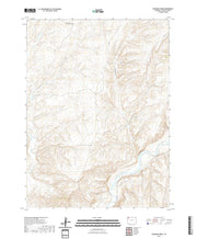 US Topo 7.5-minute map for Sevenmile Draw CO