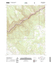 US Topo 7.5-minute map for Shoshone CO