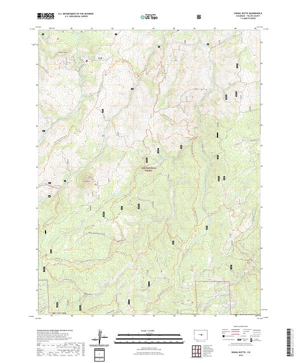 US Topo 7.5-minute map for Signal Butte CO