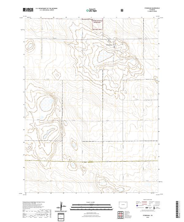 US Topo 7.5-minute map for Stoneham CO