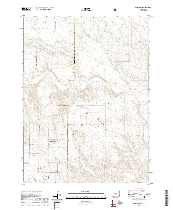 US Topo 7.5-minute map for Stoneham NE CO