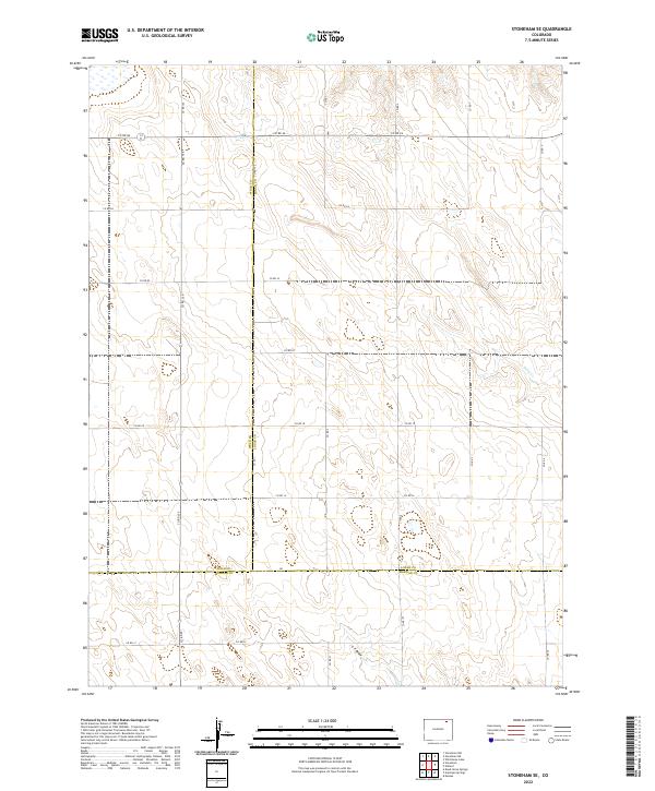 US Topo 7.5-minute map for Stoneham SE CO