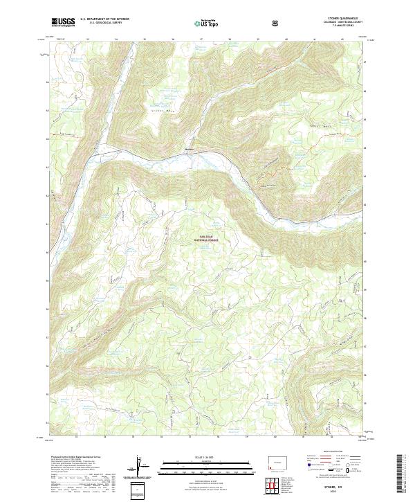 US Topo 7.5-minute map for Stoner CO