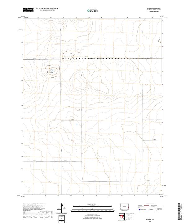 US Topo 7.5-minute map for Stuart CO