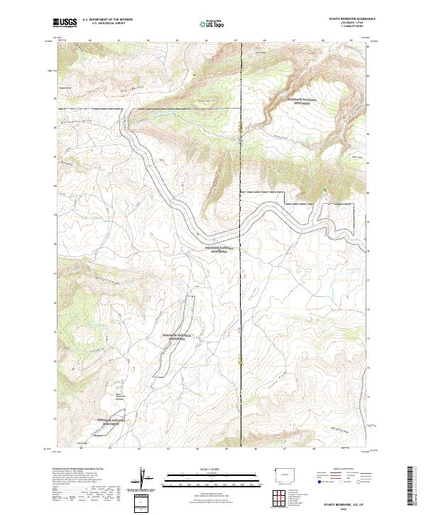 US Topo 7.5-minute map for Stuntz Reservoir COUT