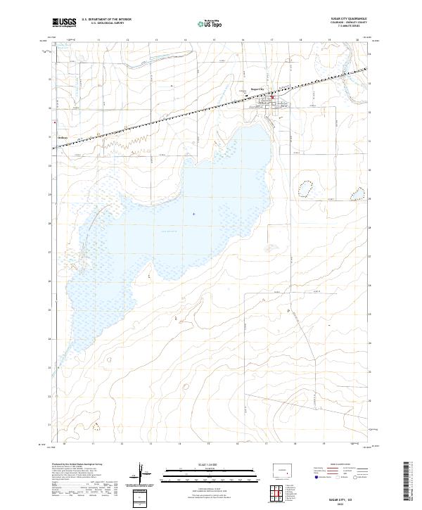 US Topo 7.5-minute map for Sugar City CO