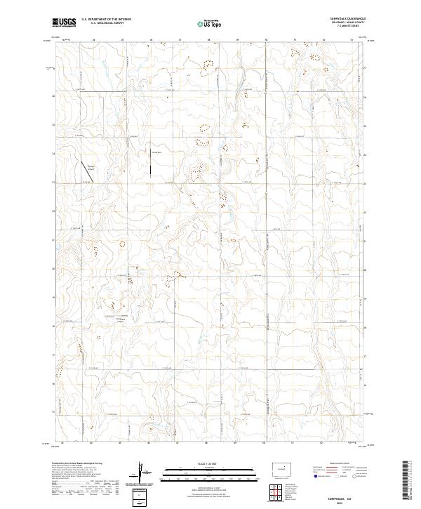 US Topo 7.5-minute map for Sunnydale CO