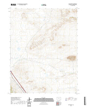 US Topo 7.5-minute map for The Hogback CO