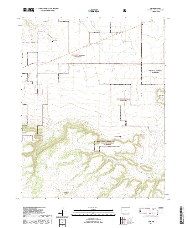 US Topo 7.5-minute map for Tobe CO