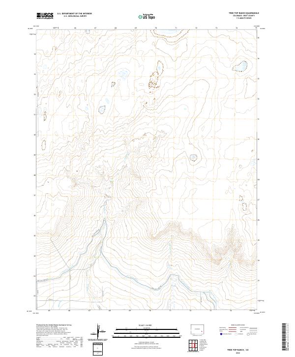 US Topo 7.5-minute map for Tree Top Ranch CO