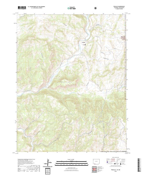 US Topo 7.5-minute map for Trujillo CONM