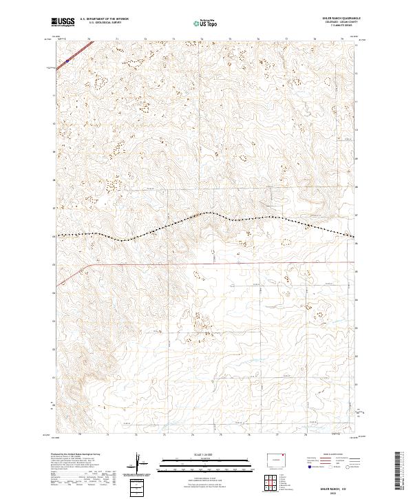 US Topo 7.5-minute map for Uhler Ranch CO