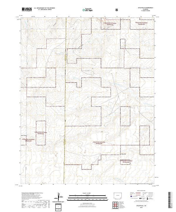 US Topo 7.5-minute map for Utleyville CO