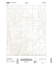 US Topo 7.5-minute map for Vallery SE CO