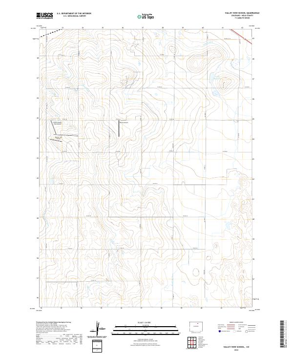 US Topo 7.5-minute map for Valley View School CO