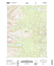 US Topo 7.5-minute map for Ward CO