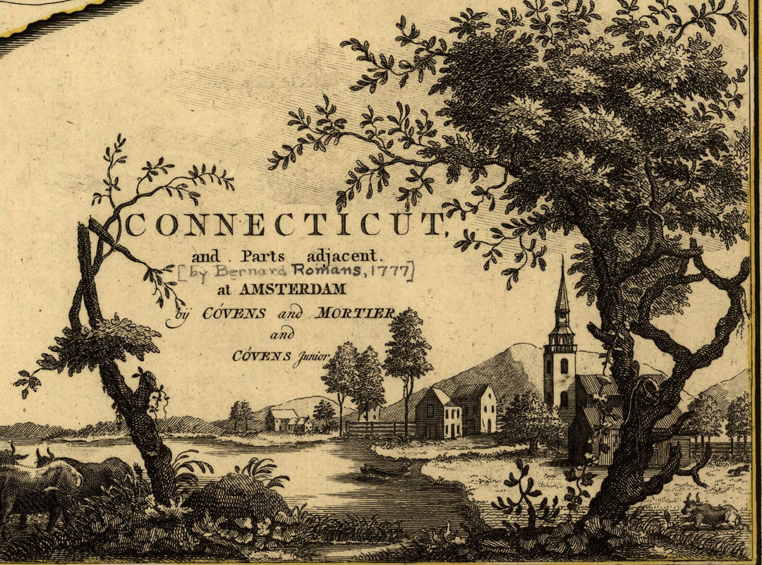 Connecticut and Parts Adjacent, 1780