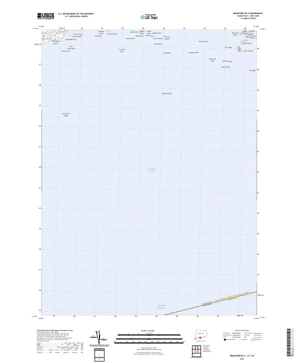 US Topo 7.5-minute map for Branford OE S CTNY