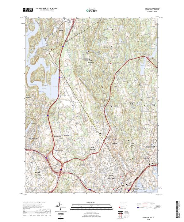 US Topo 7.5-minute map for Glenville CTNY