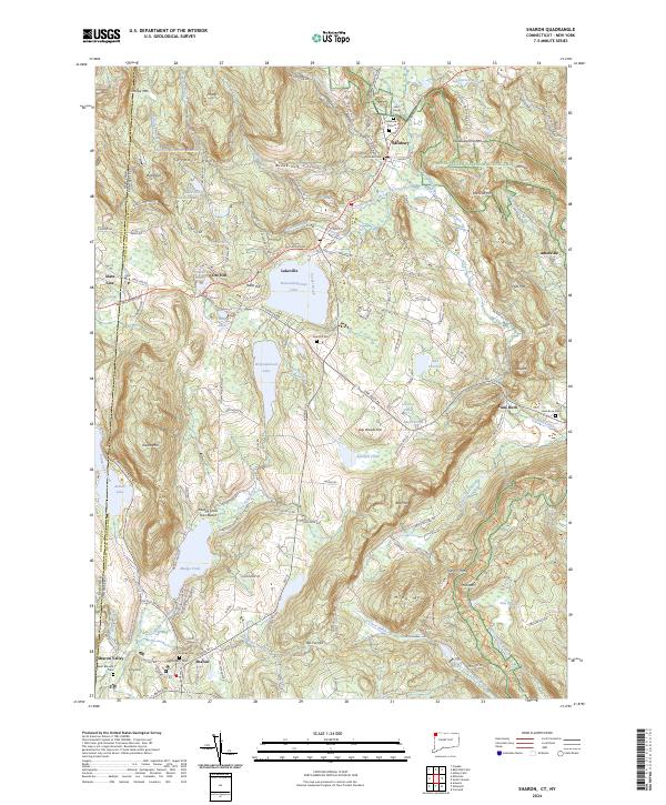 US Topo 7.5-minute map for Sharon CTNY