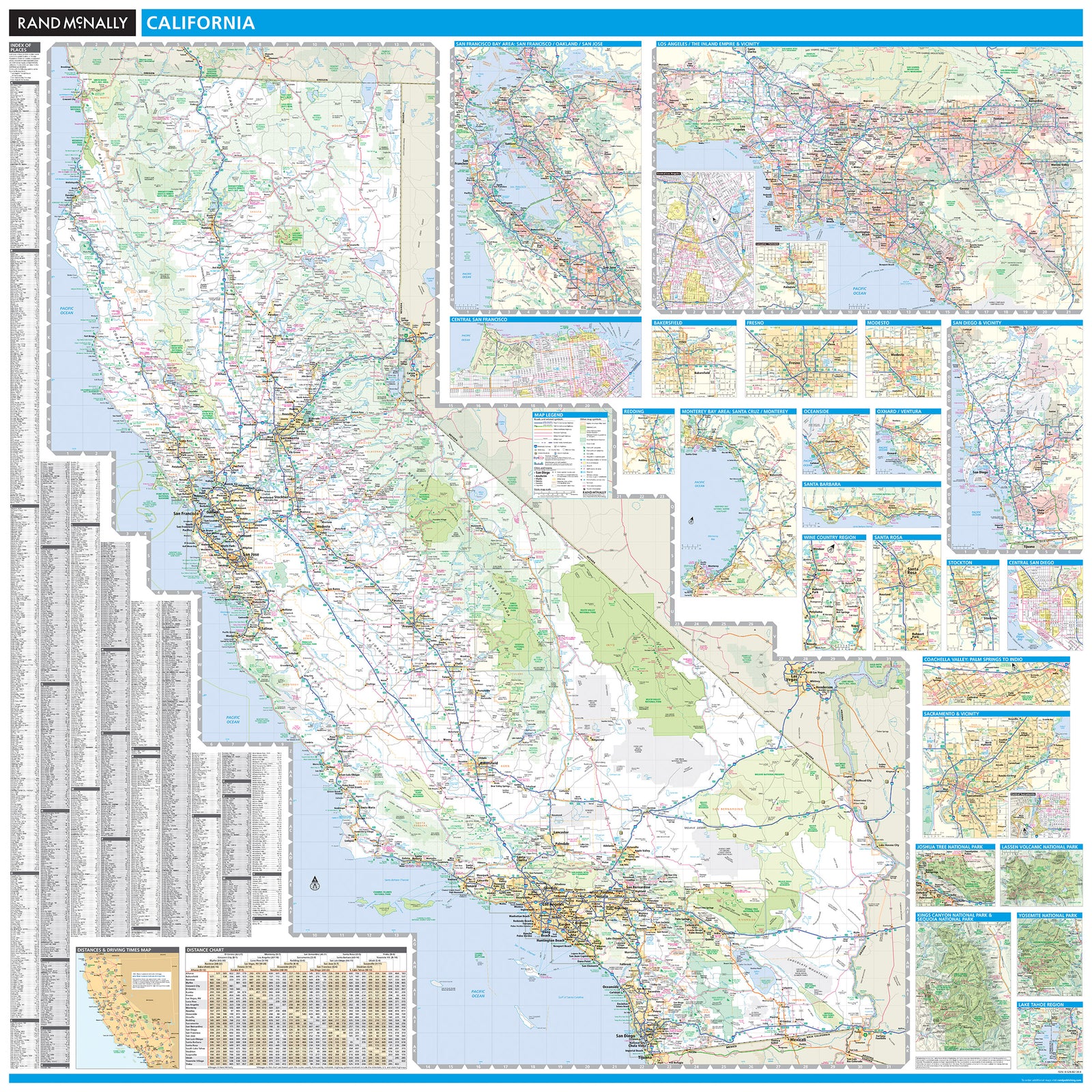 California by Rand McNally