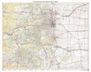 Colorado Recreation Map by Benchmark Maps