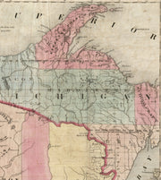 Colton's Township Map of the State of Wisconsin, 1851