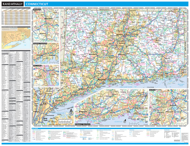 Connecticut by Rand McNally