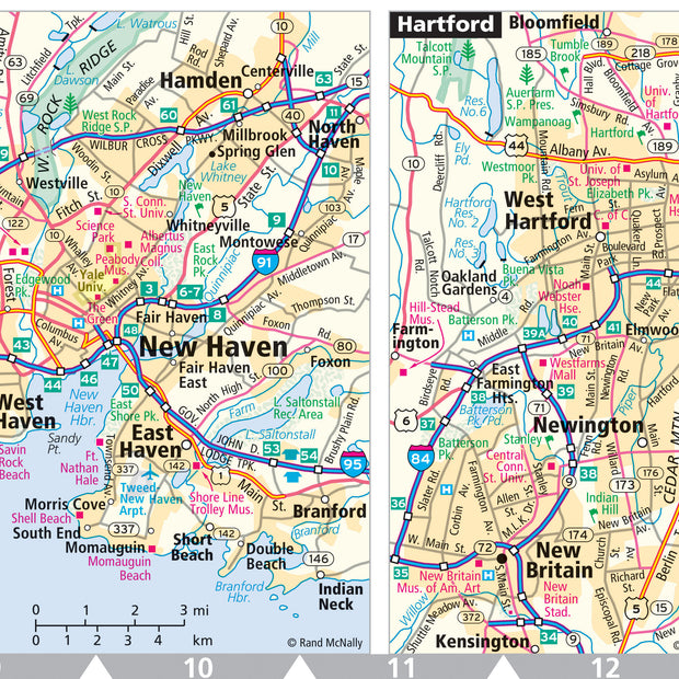 Connecticut by Rand McNally
