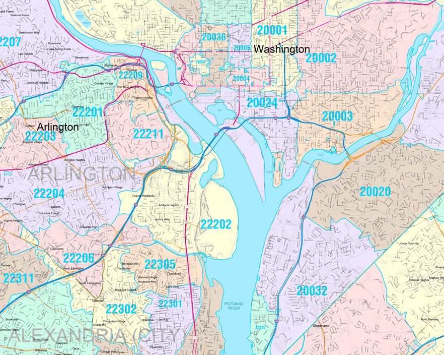 Washington Dc Zip Code Map Pdf Washington Dc Zip Code Map Maps