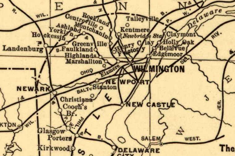 Delaware, prepared especially for the Mercantile Guide and Bureau Co. Publishers of Railway