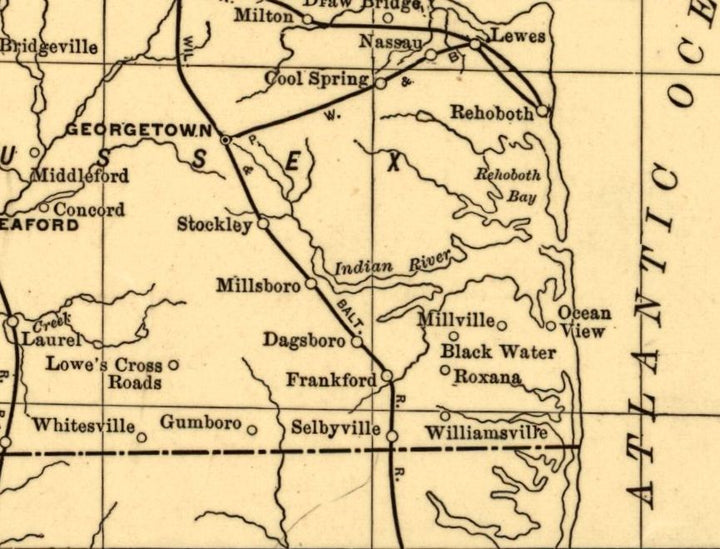 Delaware, prepared especially for the Mercantile Guide and Bureau Co. Publishers of Railway