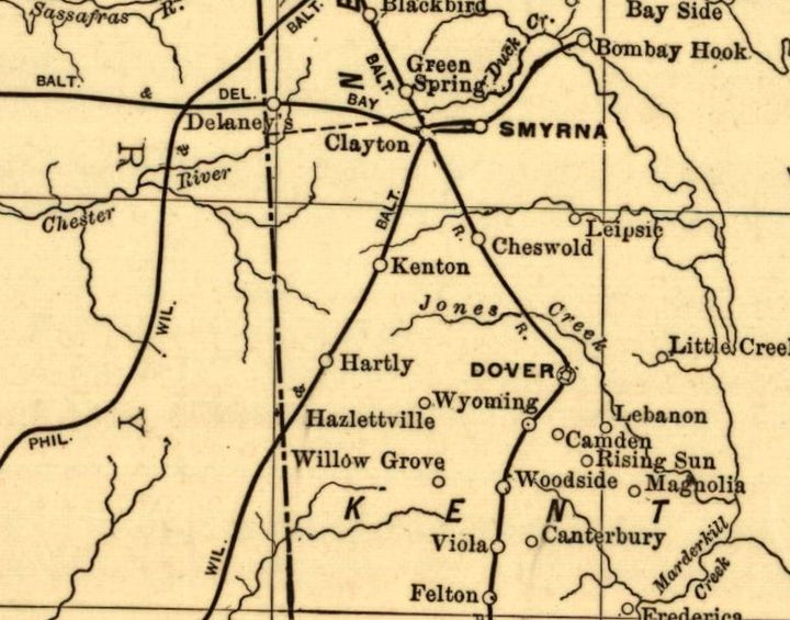 Delaware, prepared especially for the Mercantile Guide and Bureau Co. Publishers of Railway