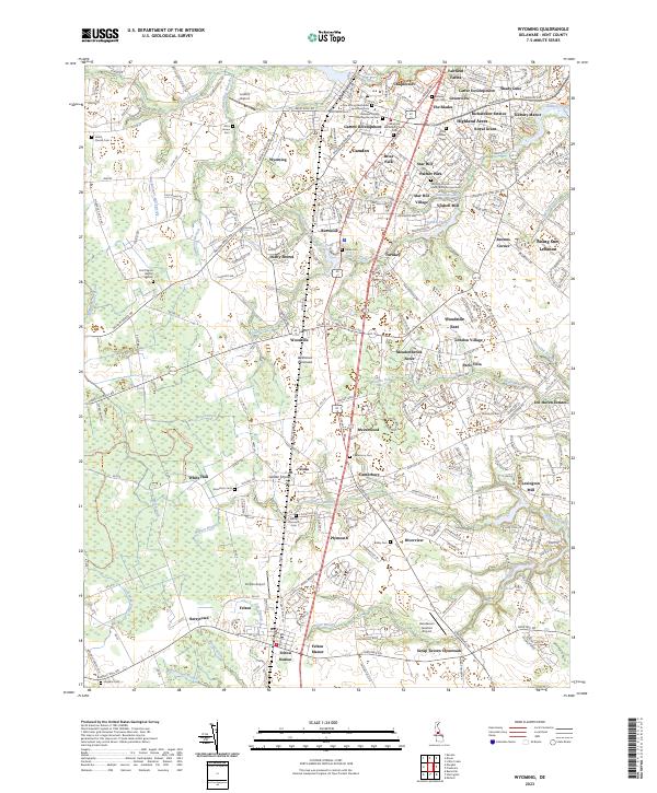 US Topo 7.5-minute map for Wyoming DE